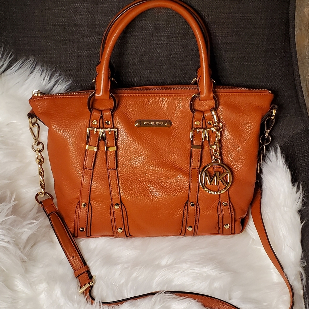 Michael Kors handbag, gold hardware
